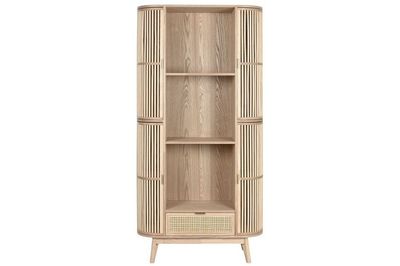 ESTANTERIA ABETO NATURAL CURVA
