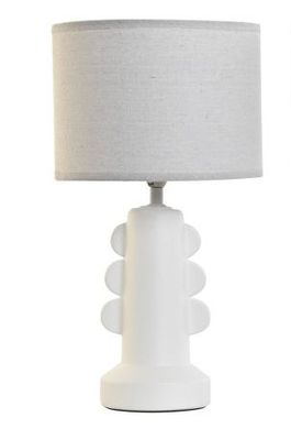 LAMPARA SOBREMESA CON SEMICIRCULOS BLANCA