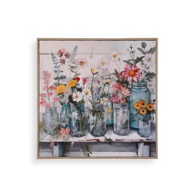 LIENZO FLORES SILVESTRES