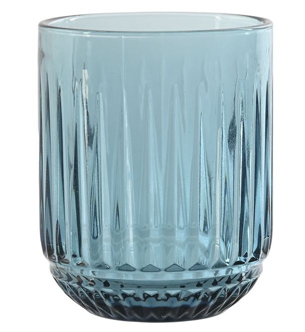 VASO RAYADO AZUL