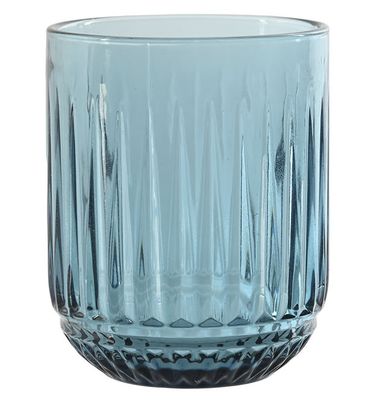 VASO RAYADO AZUL