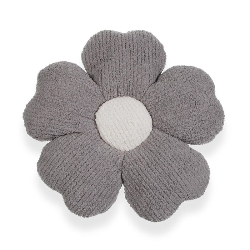 COJÍN FLOR GRIS