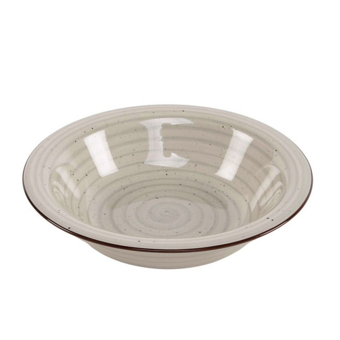 PLATO SOPERO ESPIRAL GRIS