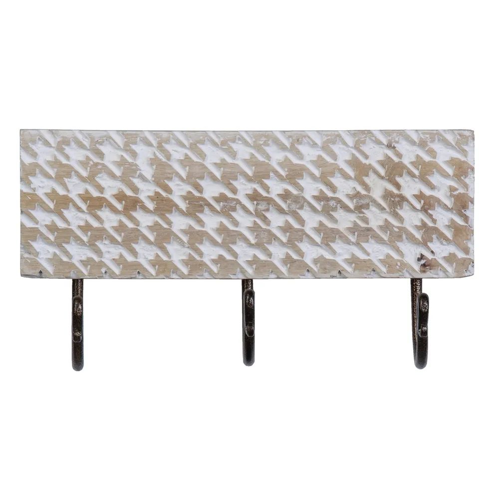 PERCHA PARED BLANCO ROZADO