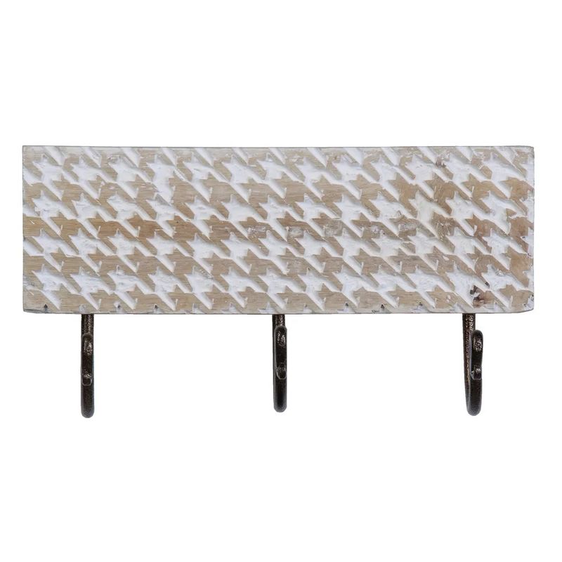 PERCHA PARED BLANCO ROZADO