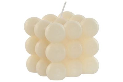 VELA CERA BOLAS CREMA