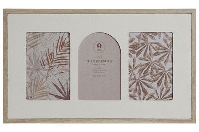 MARCO MULTIFOTO BEIGE 3 FOTOS