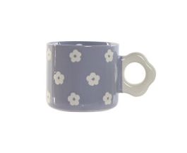 TAZA FLORES LILA