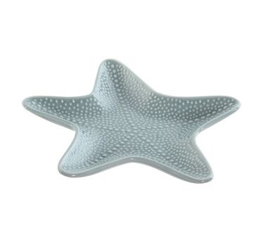 PLATO ESTRELLA DE MAR AZUL
