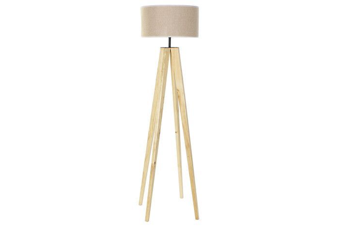 LAMPARA PIE BEIGE