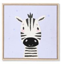 CUADRO LIENZO POLIESTER ZEBRA