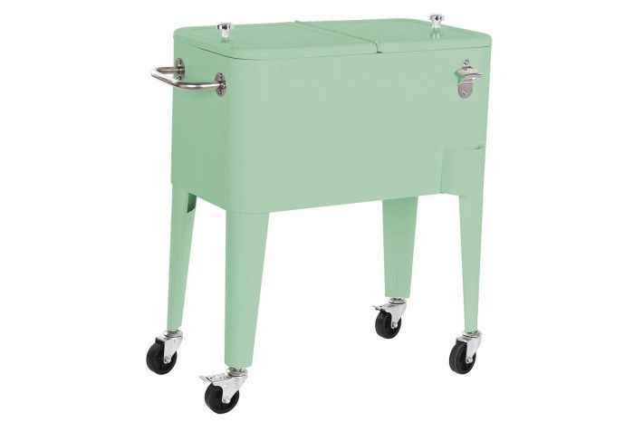 NEVERA CON RUEDAS VERDE MINT