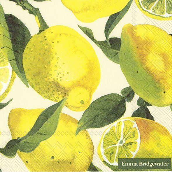 SERVILLETAS LIMONES