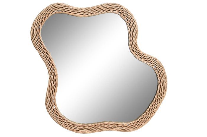 ESPEJO MADERA RATAN SINTETICO