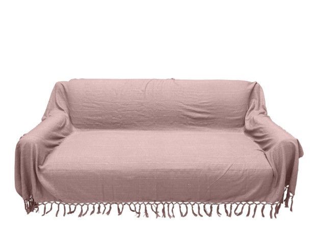 PLAID ROSA ALGODON 180X260CM
