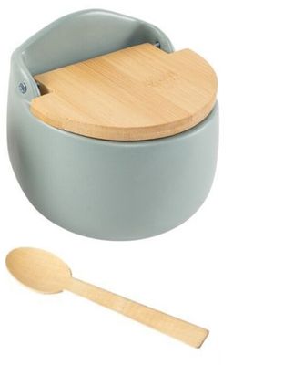 AZUCARERO TAPA BAMBU VERDE GRISACEO