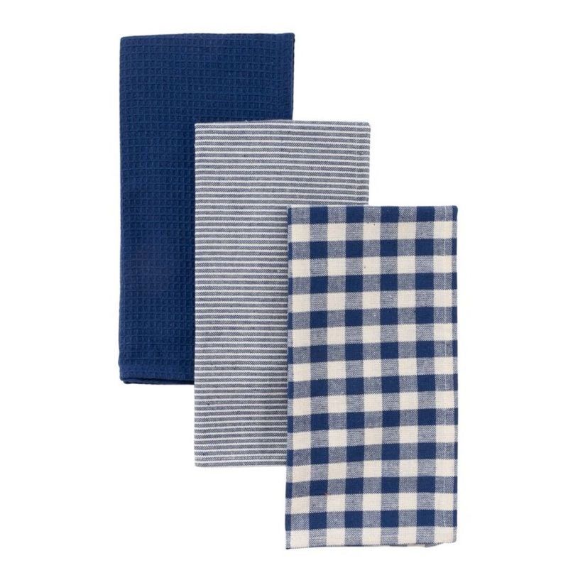 JUEGO 3 PAÑOS AZUL