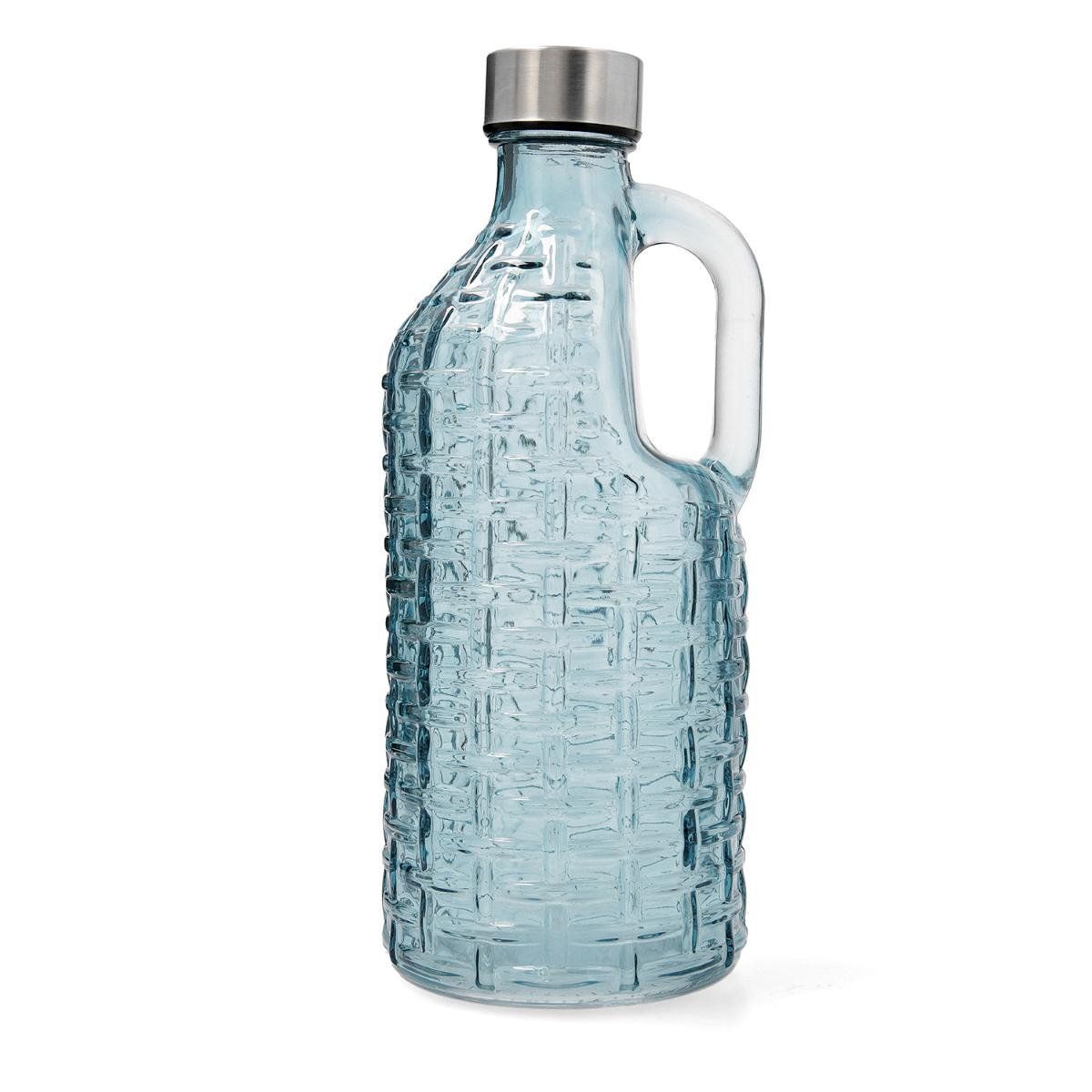 BOTELLA CALYPSO VIDRIO AZUL 1L