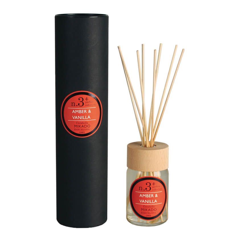 AMBIENTADOR MIKADO PERFUMADO Nº3 - AMBER & VANILLA