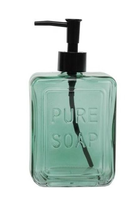 DISPENSADOR JABON VERDE AGUA