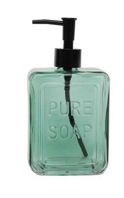 DISPENSADOR JABON VERDE AGUA