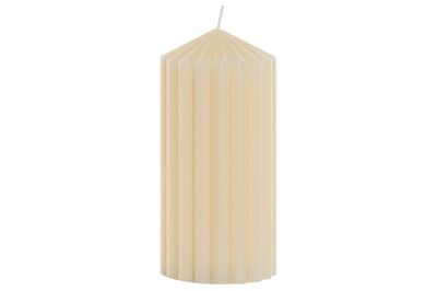 VELA CERA NATURAL CREMA