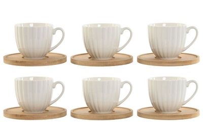 CAFE SET 6  BLANCO