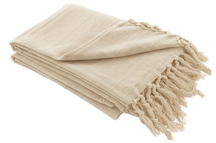 PLAID ALGODON BEIGE 240x260