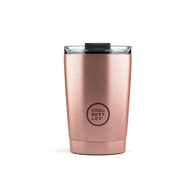 VASO TERMICO METALLIC ROSE 330ML