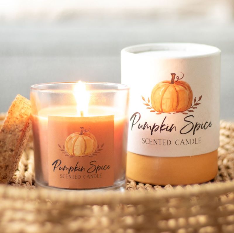 VELA AROMA CALABAZA Y ESPECIAS