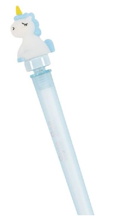 BOLIGRAFO UNICORNIO GIRATORIO AZUL