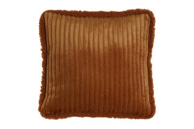 COJIN POLIESTER BORREGUITO MARRON