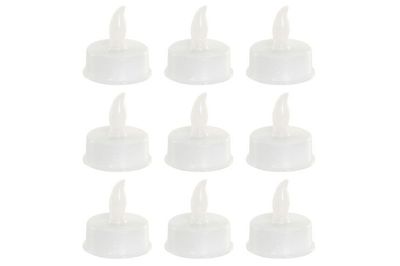 VELA LED SET 9 PVC BLANCO