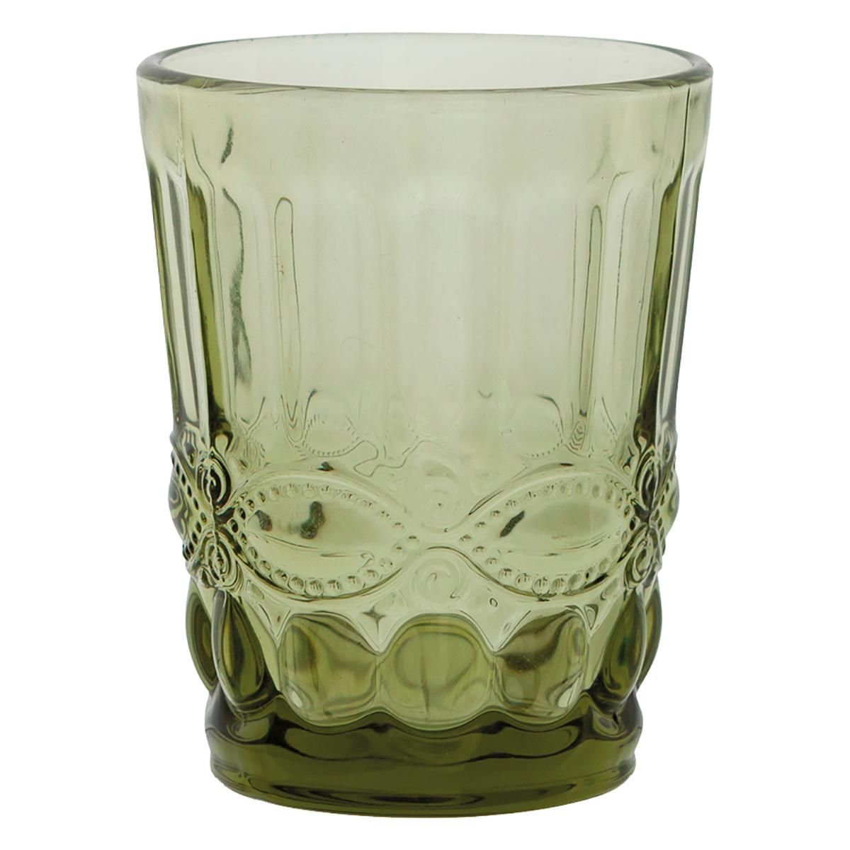 VASO ALTO VIDRIO VERDE