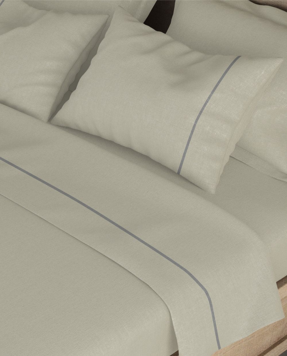 JUEGO DE CAMA ALBANY GRIS 135