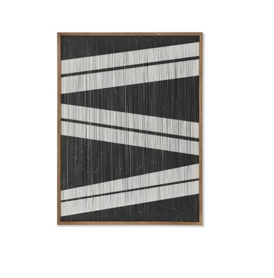 CUADRO HILOS RAYAS ABETO 60X80 CUADRO HILOS RAYAS ABETO 60X80