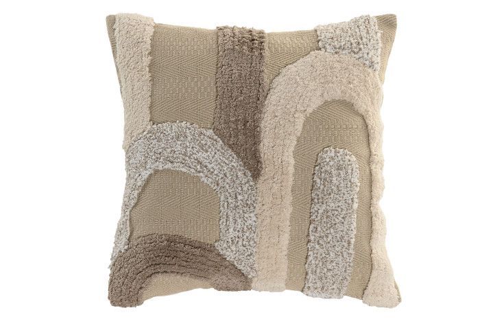 COJIN ALGODON 45X45 BEIGE