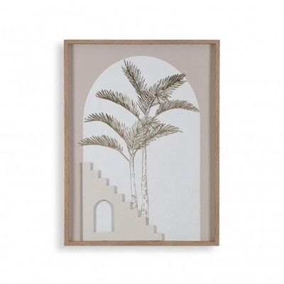 LIENZO 45 X 60 PALMERAS 2