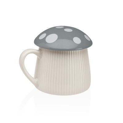 TAZA CON TAPA SETA GRIS