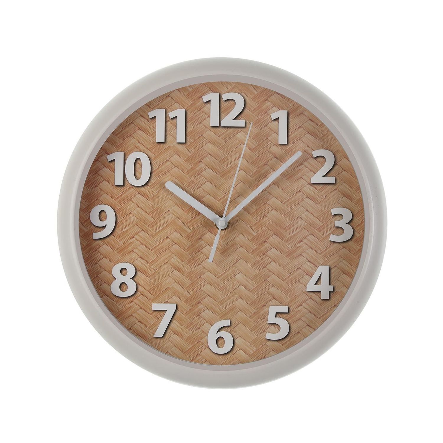 RELOJ DE PARED NATURAL 30 CM