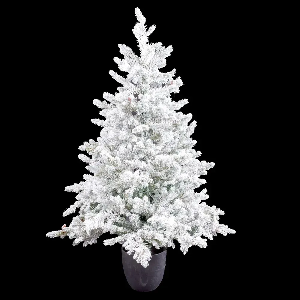ÁRBOL MIXTO MACETA 194 RAMAS NEVADO 120 CM