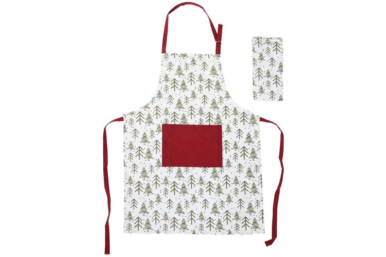 DELANTAL CON PAÑO ARBOLES