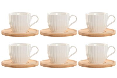 CAFE SET 6 BLANCO
