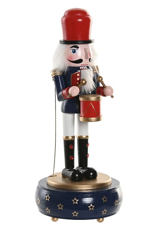 FIGURA MUSICAL CASCANUECES AZUL 30CM