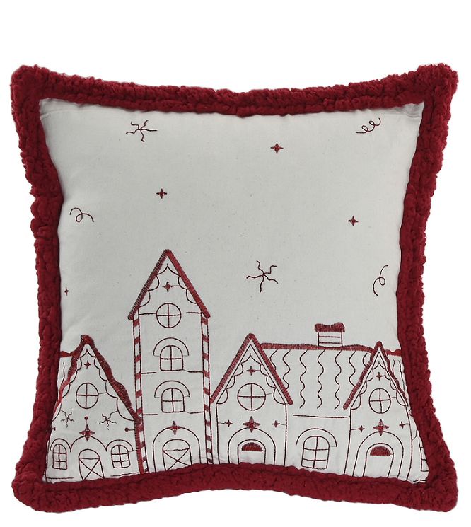 FUNDA COJIN BLANCO CASITAS