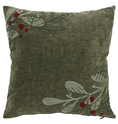 FUNDA COJIN CHENILLA VERDE FUNDA COJIN CHENILLA VERDE