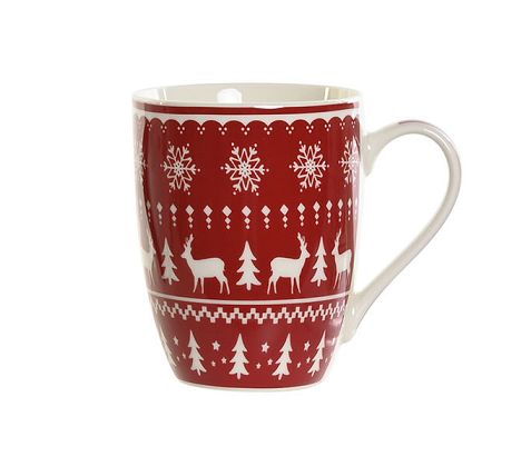 TAZA PORCELANA ROJA 340ML TAZA PORCELANA ROJA 340ML