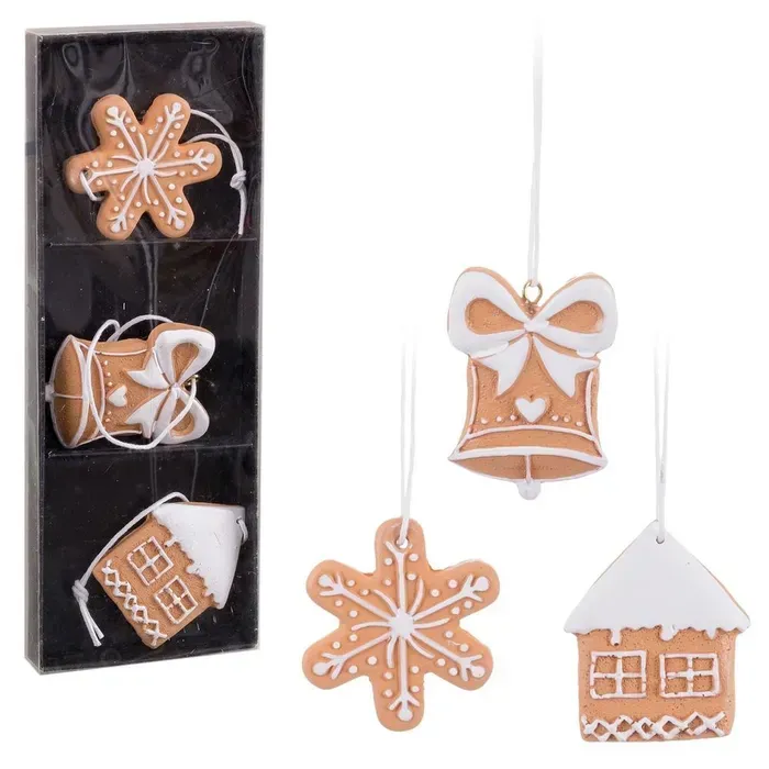 SET 3 COLGANTES JENGIBRE