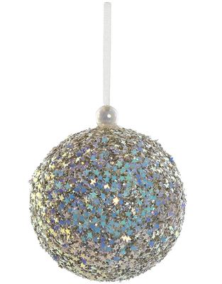 BOLA COLGANTE ESTRELLITAS AZUL