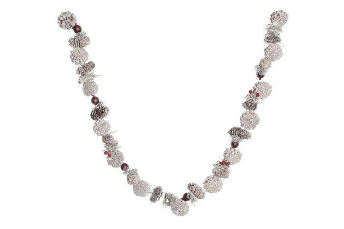 GUIRNALDA PIÑAS BLANCA